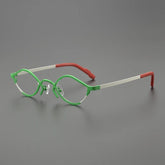 Pam Cat Eyes Titanium Glasses Frame Cat Eye Frames Southood Green